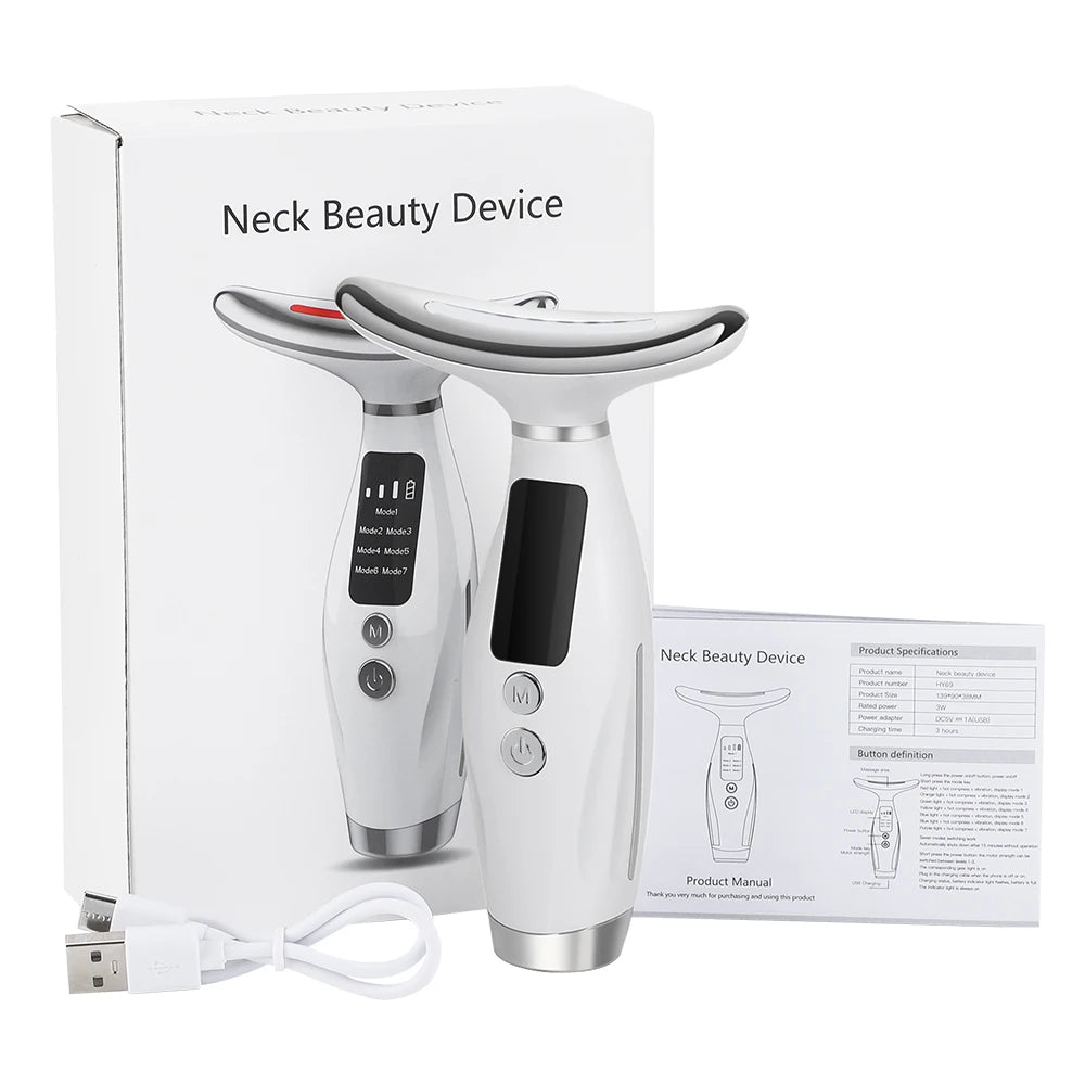 Appareil de Massage Liftant Visage et Cou EMS