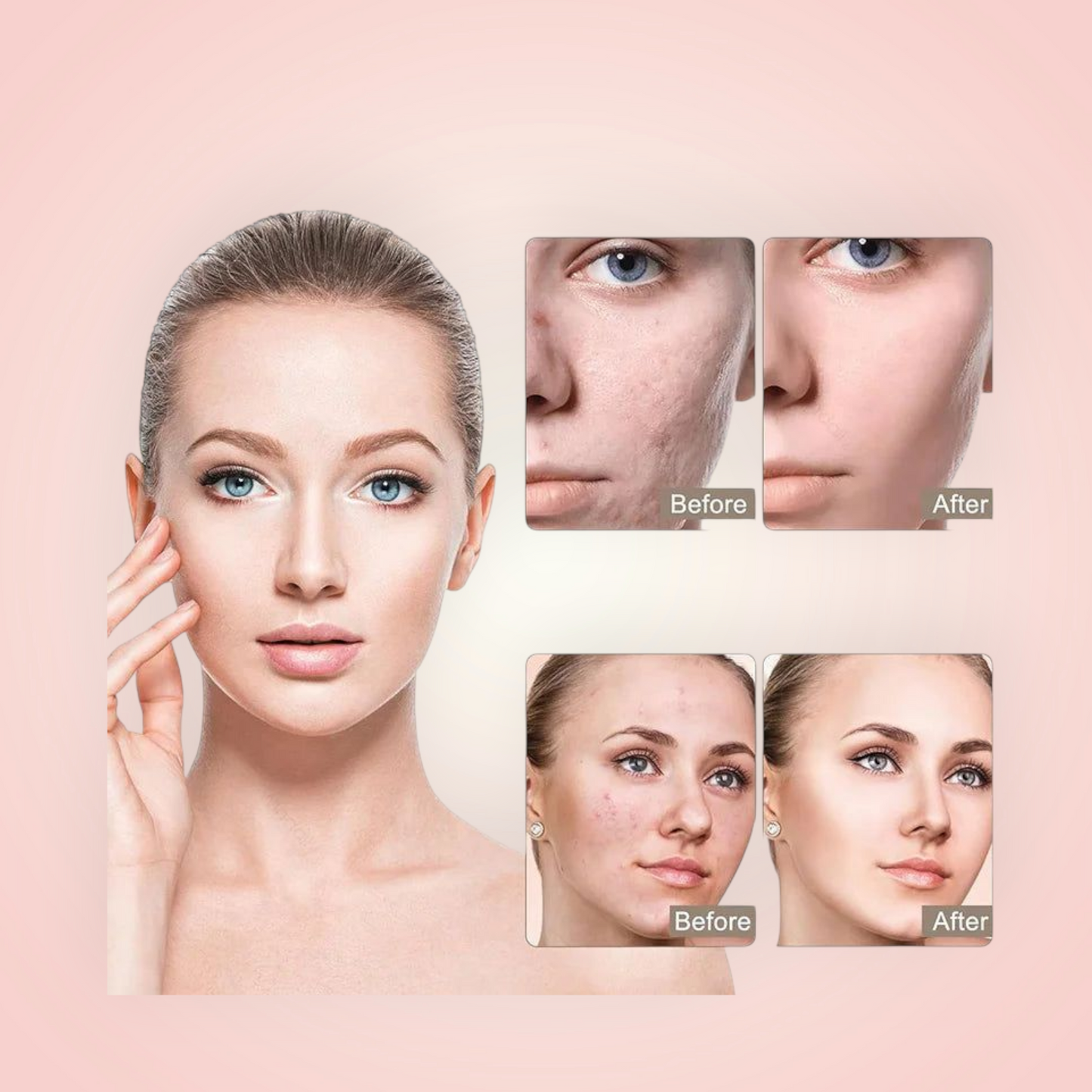 Máscara facial con fototerapia de 7 colores