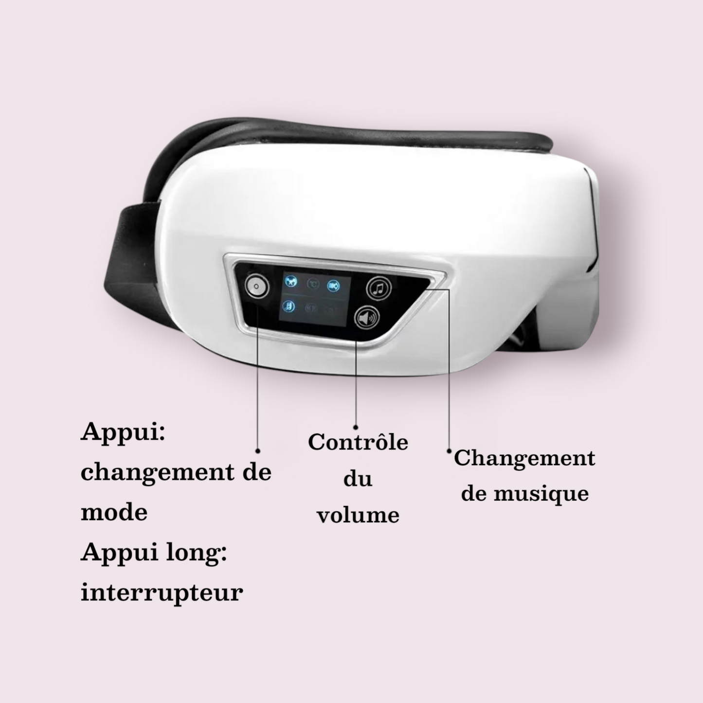 Masque de Massage des Yeux Intelligent 6D