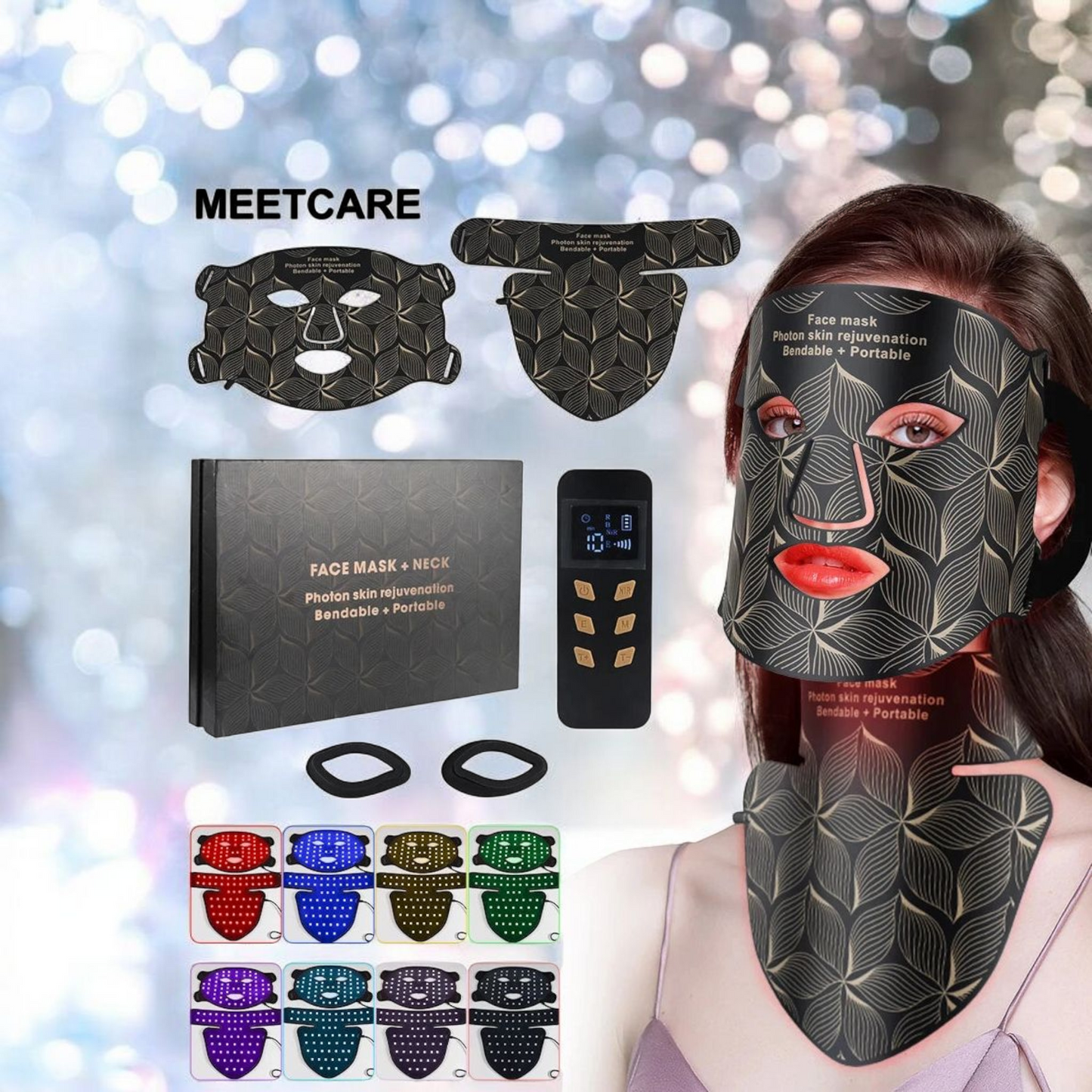 Masque de Luminothérapie Photonique en Silicone