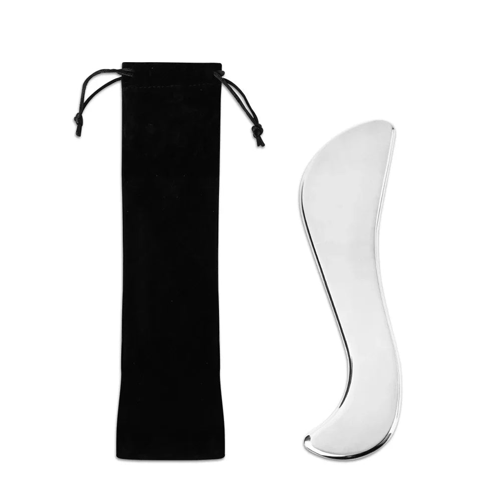 Gua Sha de acero inoxidable