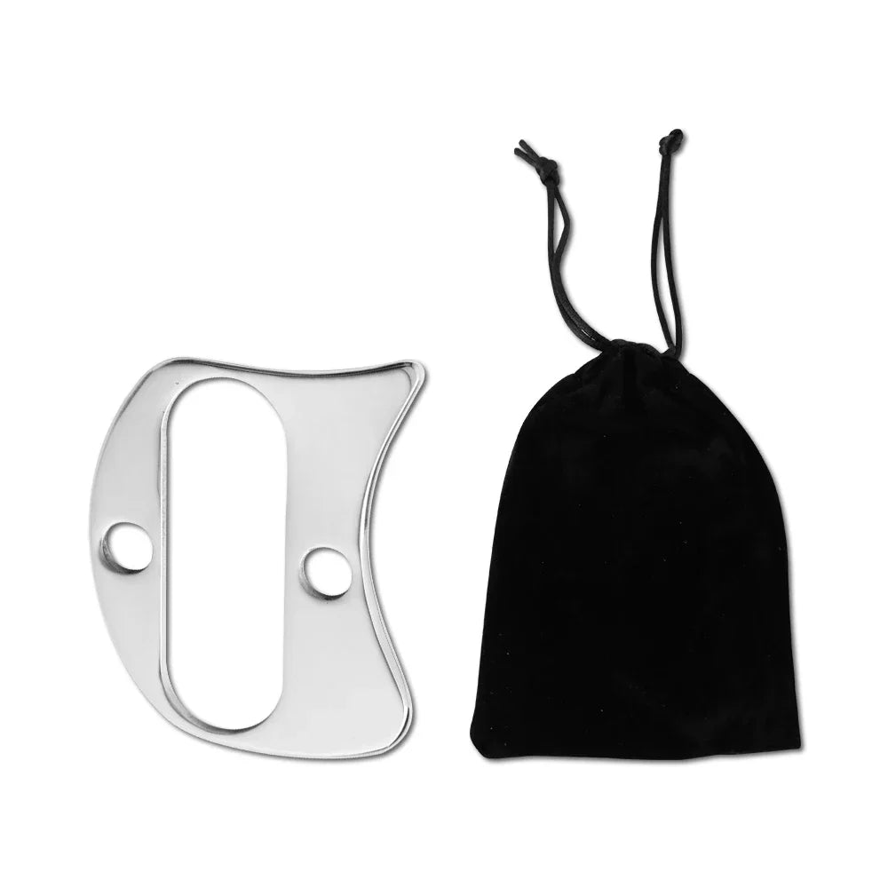 Gua Sha de acero inoxidable