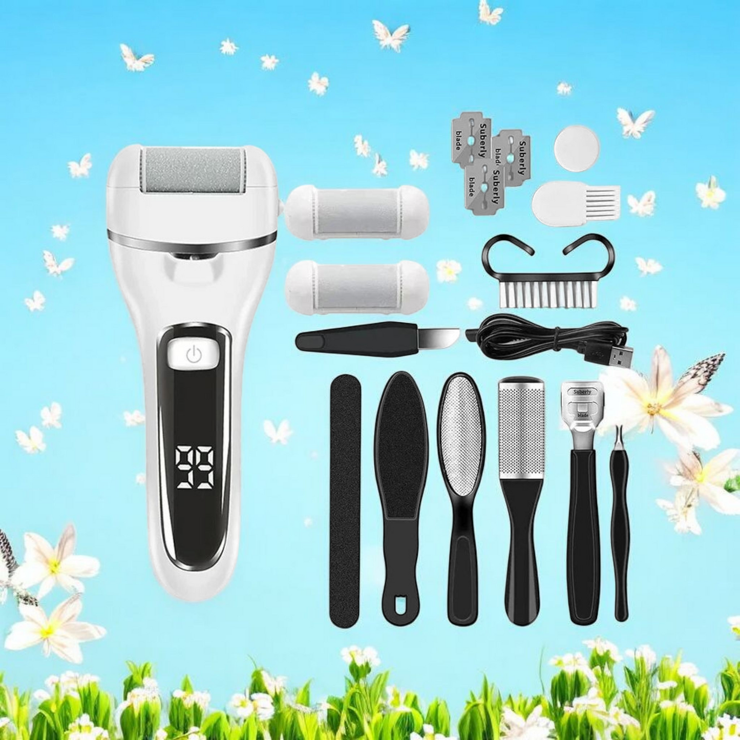 Kit para el cuidado de los pies anti-callos