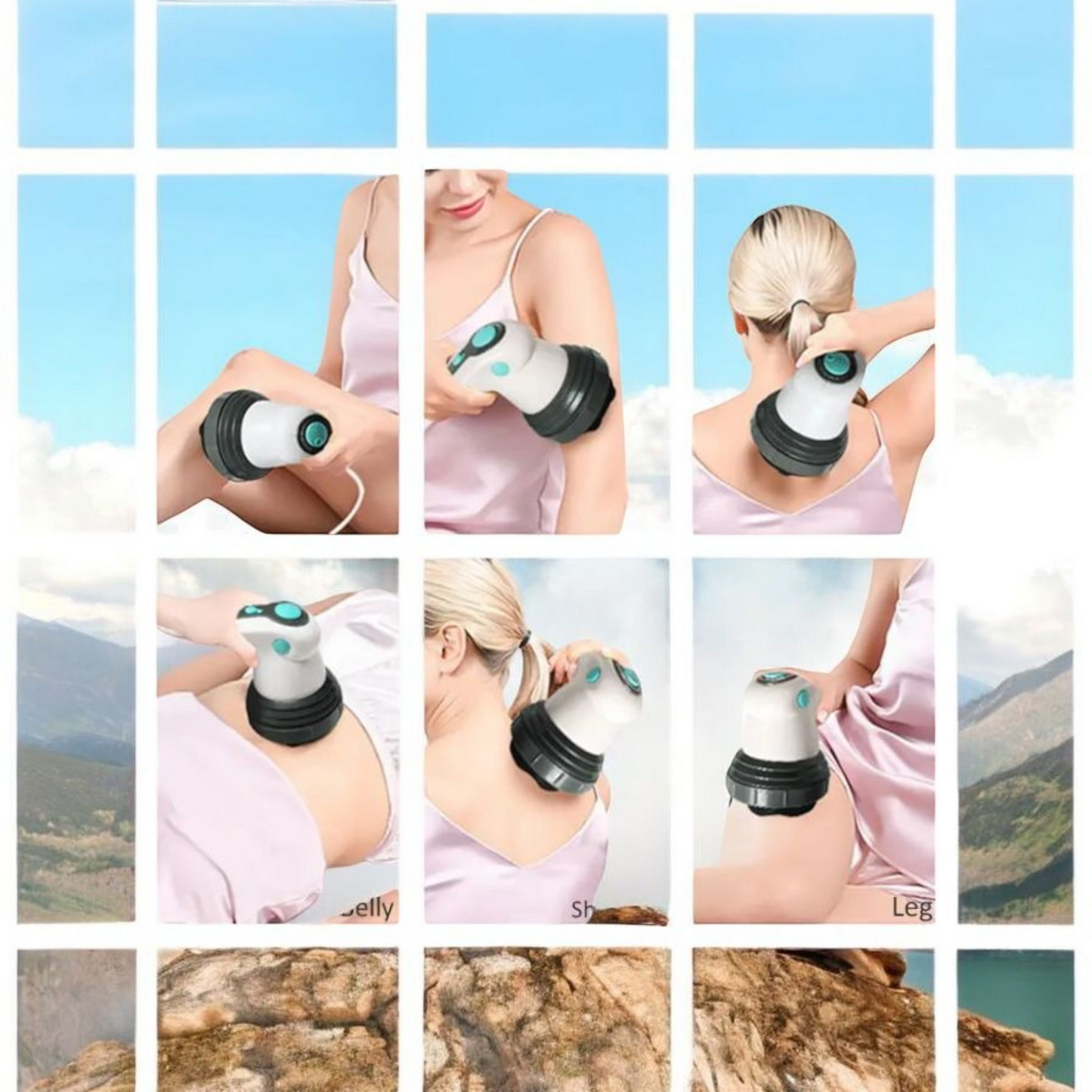 4-Head Anti-Cellulite Massager