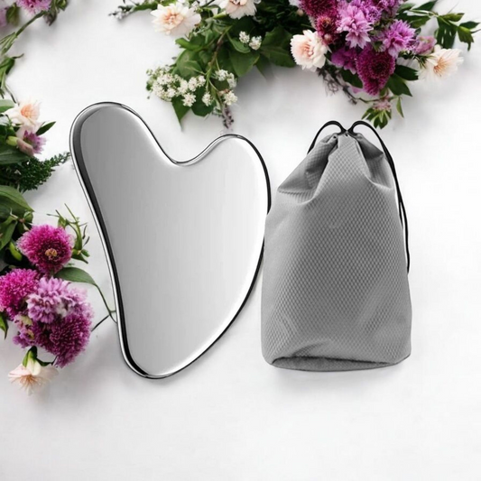 Gua Sha de acero inoxidable