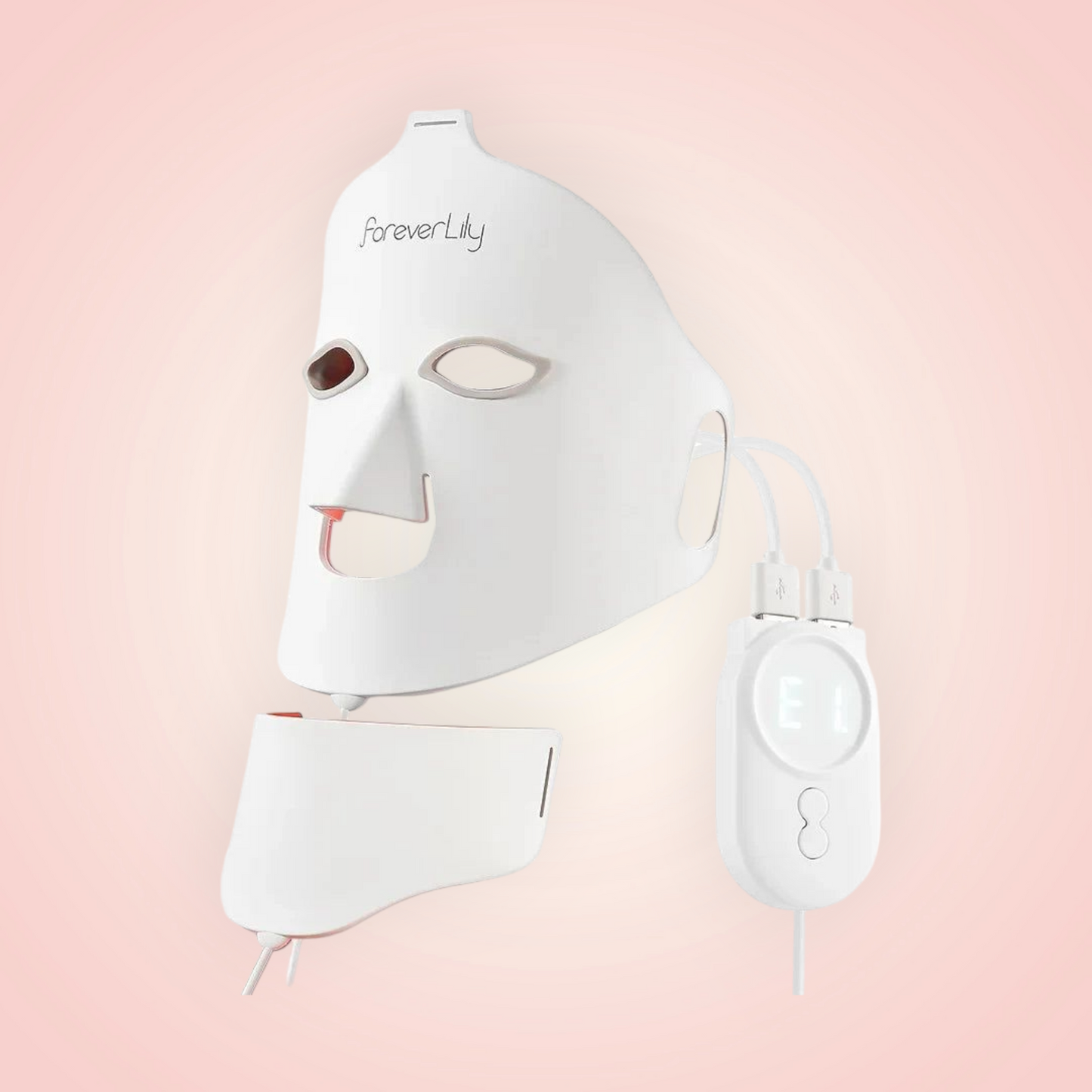 Kit de Thérapie Lumineuse Visage et Cou Silicone 7 Couleurs