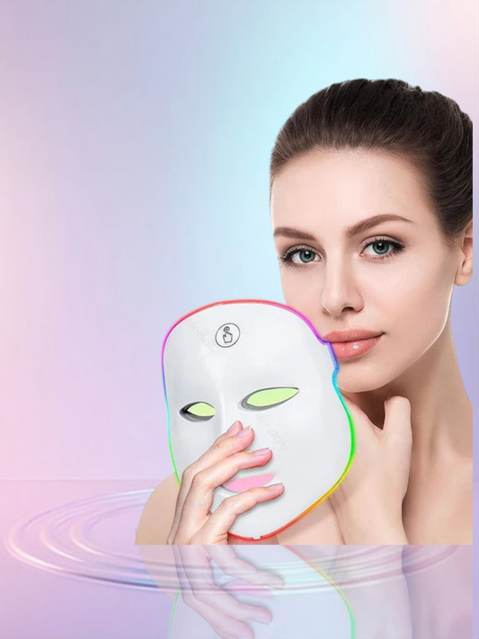 Máscara facial con fototerapia de 7 colores