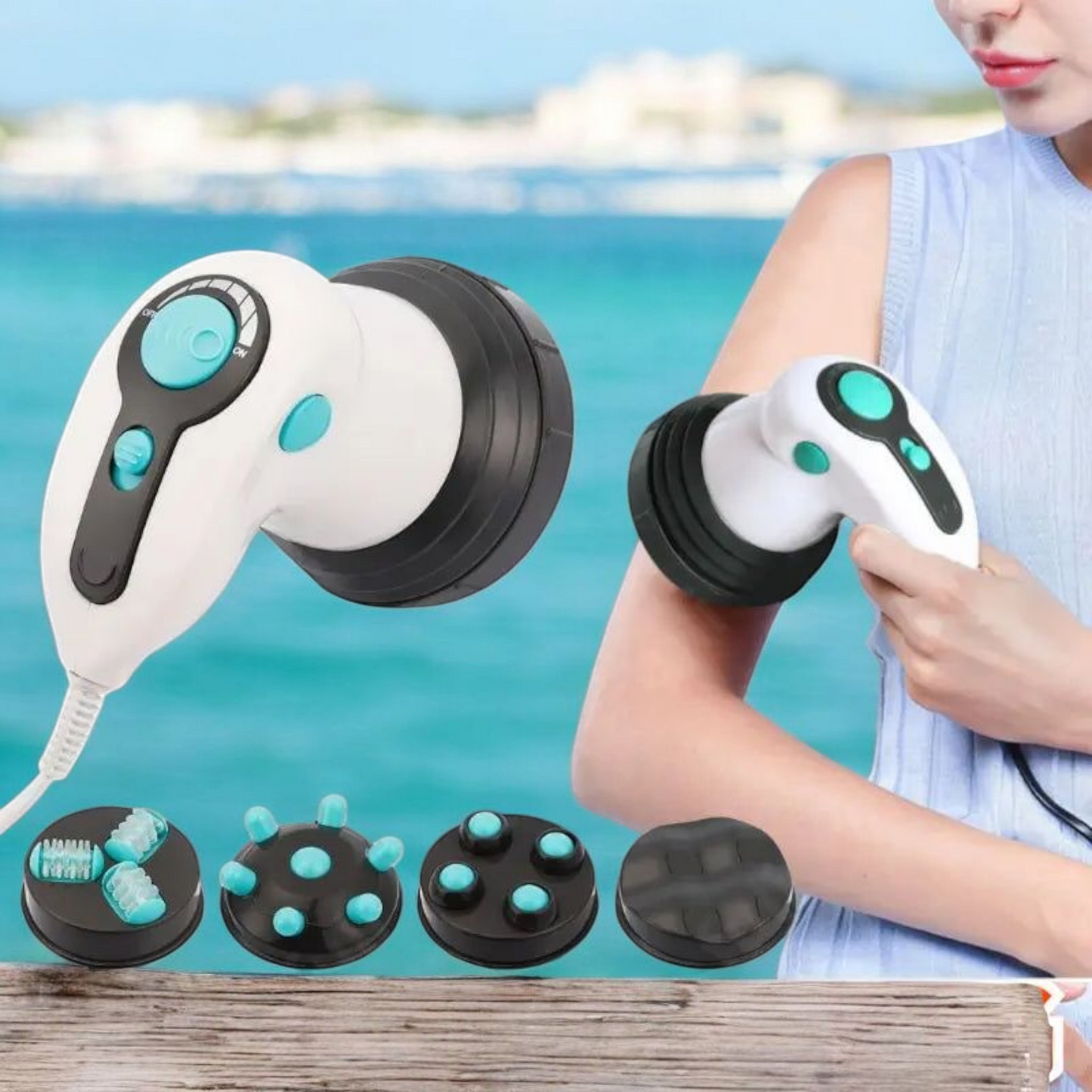4-Head Anti-Cellulite Massager